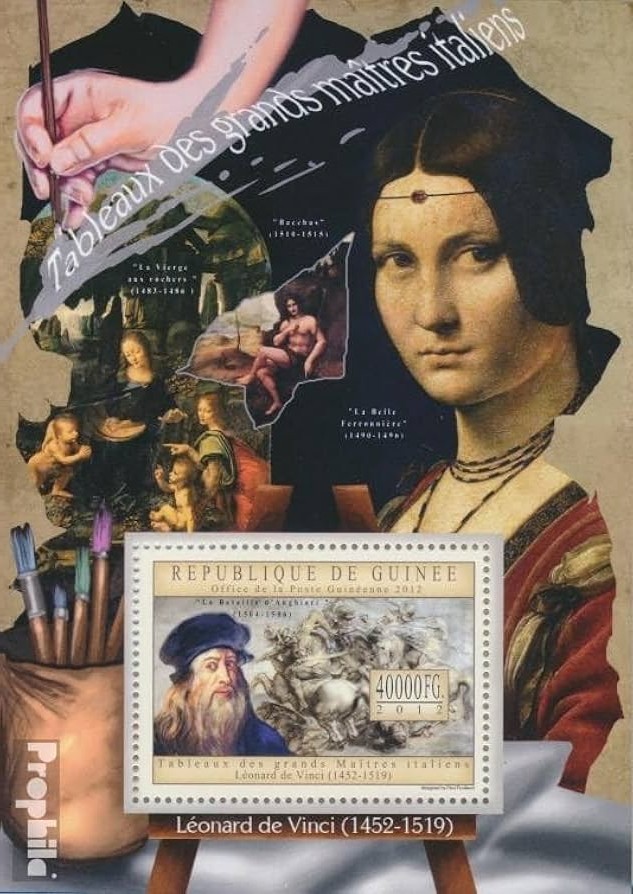 Guinee 2012 Pablo Picasso Spanish M/S MNH