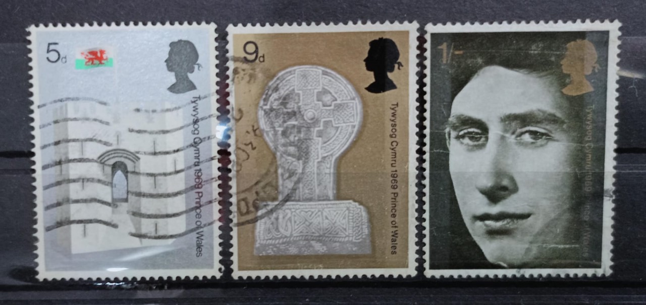 Great Britain 90's Stamps 3V Used Set
