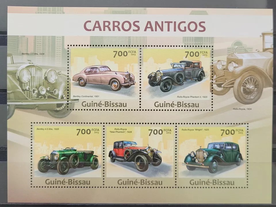 Guinea Bissau 2013 Car M/S MNH