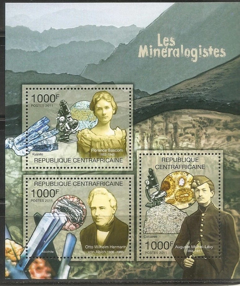 Central Africa 2011 Minerals Mineralogist M/S MNH