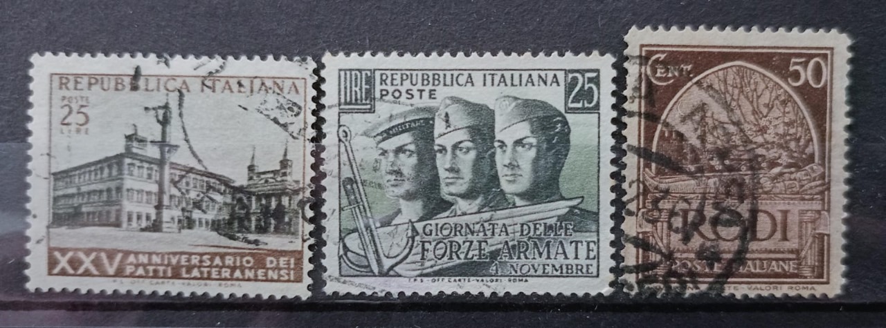 Italy 90's Stamps 3V Used Set