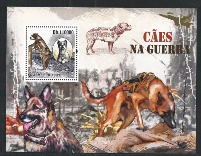 Sao Tome 2009 Dogs M/S MNH