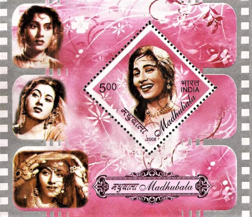 India 2008 75th Birth Anniv. of Madhubala Miniature Sheet MNH