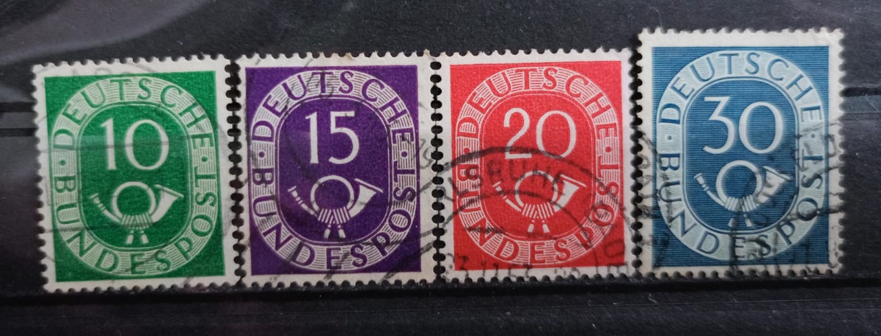 Germany 1951 Stamps 4V Used Set