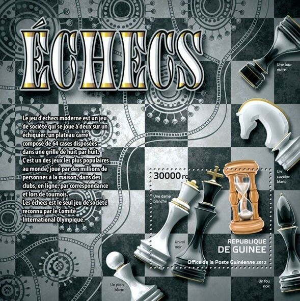 Guinee 2012 Chess M/S MNH