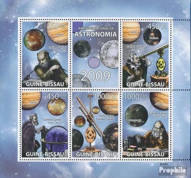 Guinea Bissau 2009 Astronomia M/S HMN