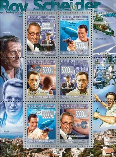 Guinee 2008 Roy Schneider M/S MNH