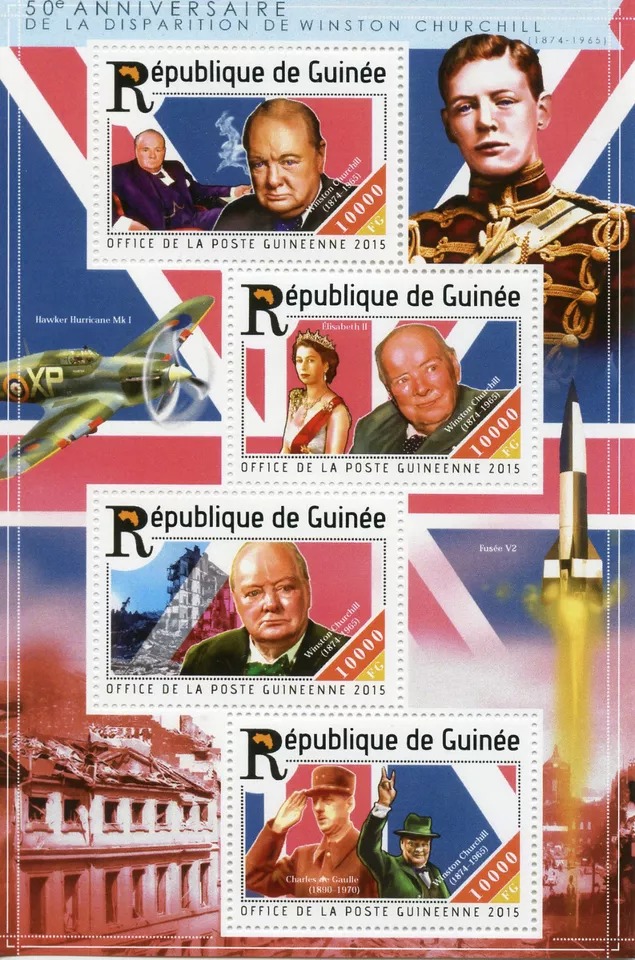 Guinee 2015 Winston Churchill M/S HMN