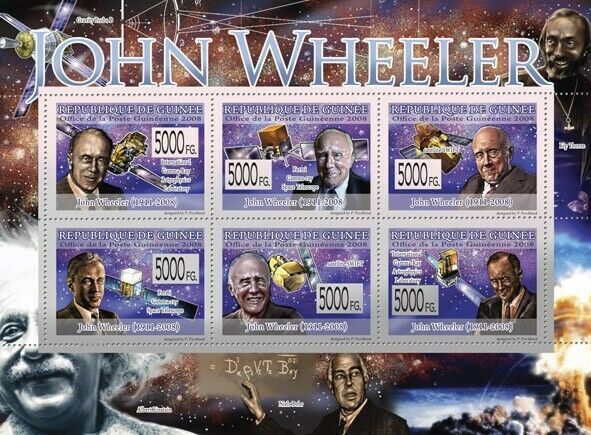 Guinee 2008 John Wheeler Space M/S MNH