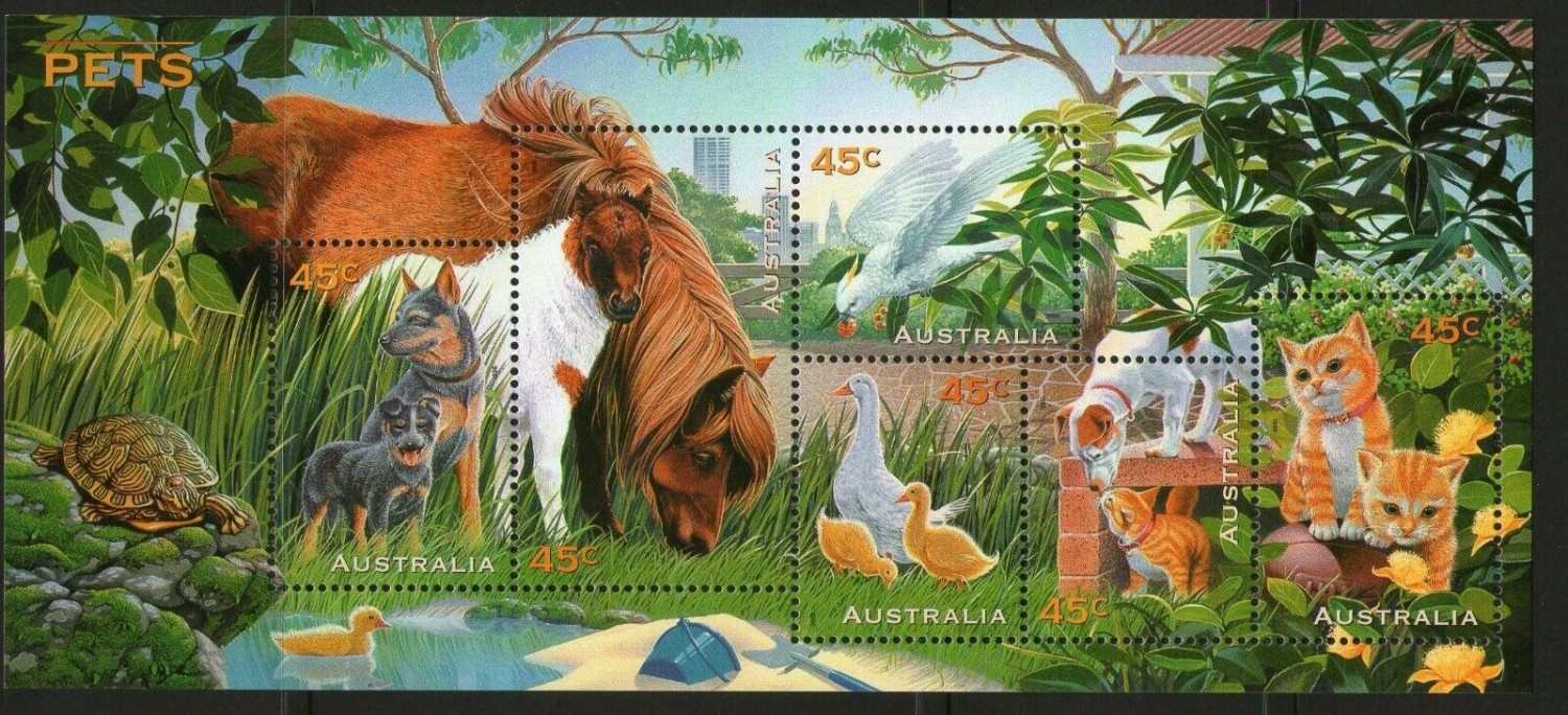 Australia 1996 Pets M/S MNH