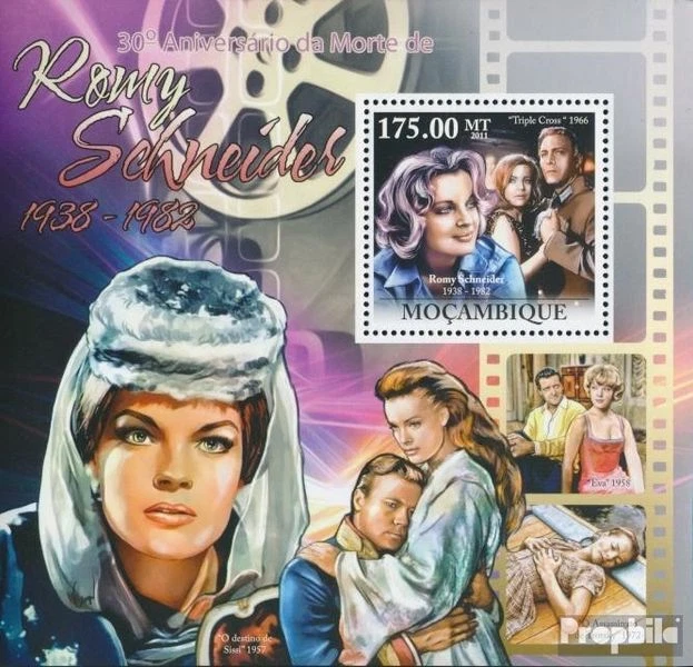 Mozambique 2011 Romy Sehneider M/S MNH