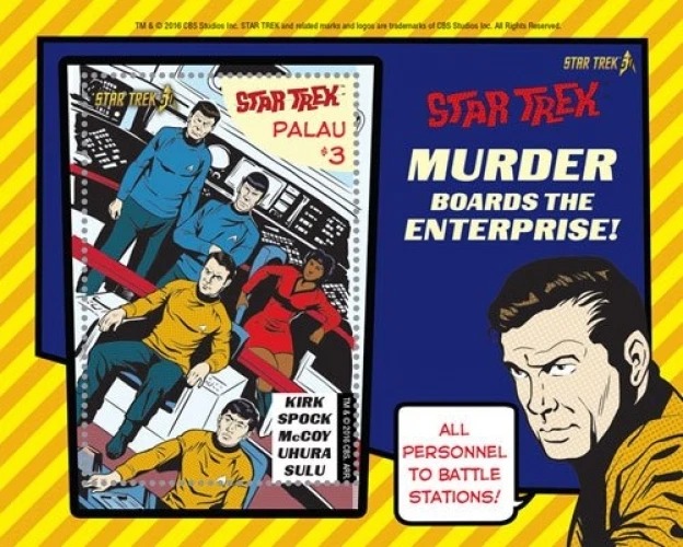 Palau 2016 Star Trek M/S MNH -