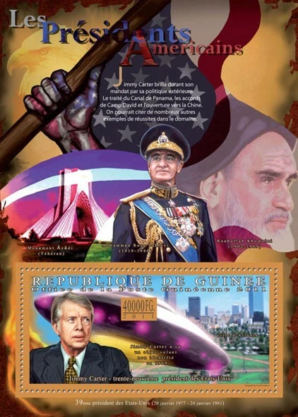 Guinee 2011 The President of USA-Jimmy Carter M/S MNH