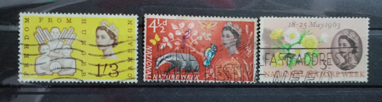 Great Britain 90's Stamps 3V Used Set