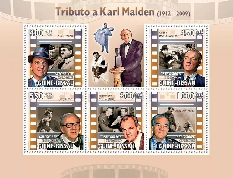 Guinea Bissau 2008 Tribute to Karl Malden M/S MNH