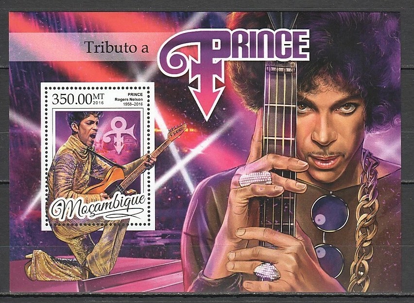 Mozambique 2016 Music Prince Rogers M/S MNH