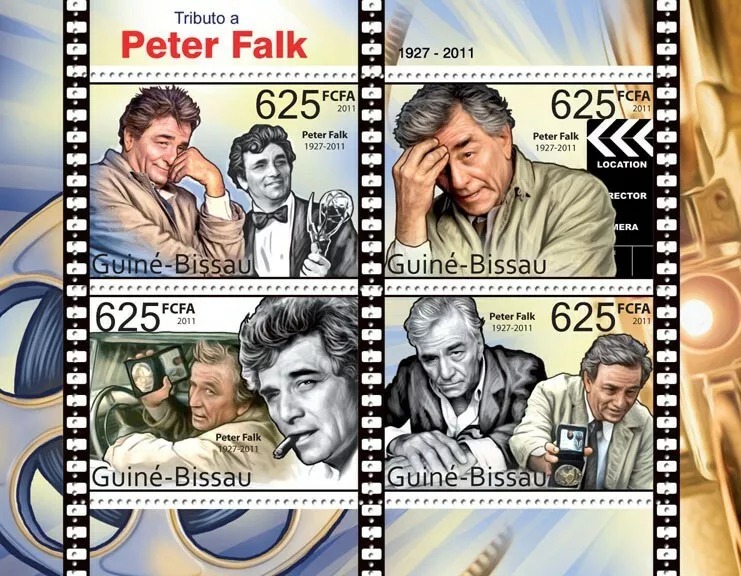 Guinea Bissau 2011 Peter Falk Cinema M/S MNH