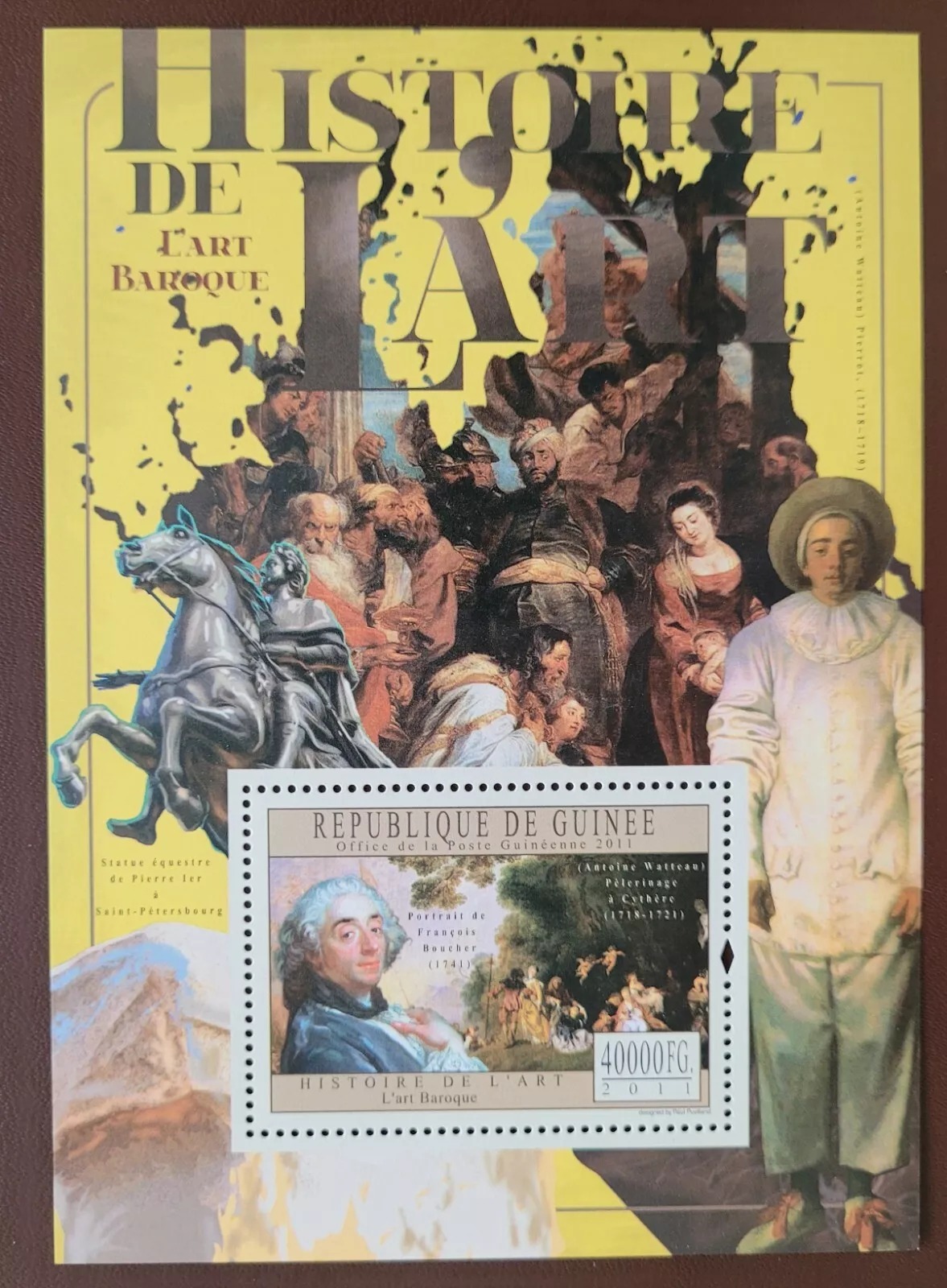 Guinee 2011 Baroque Art M/S MNH