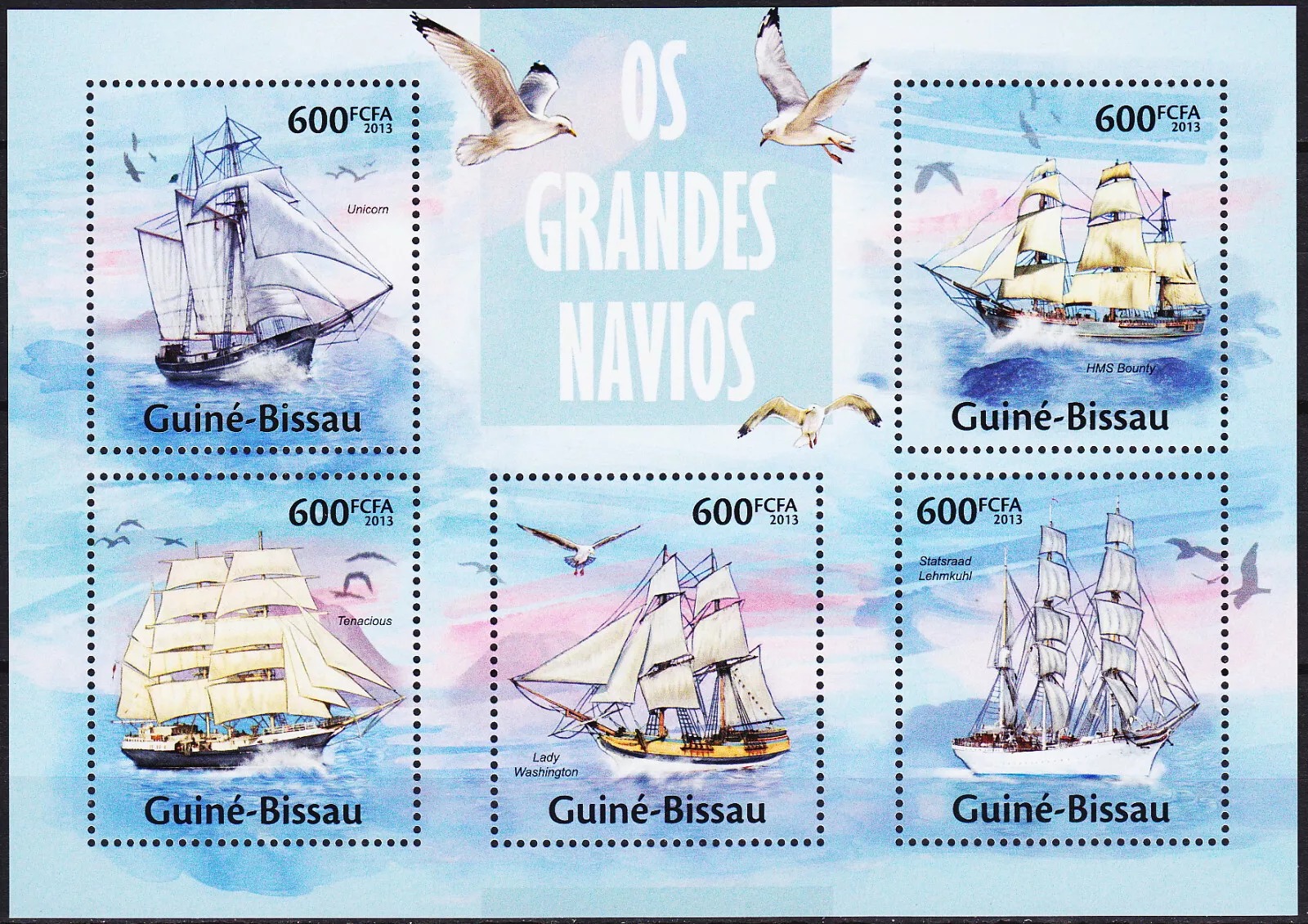 Guinea Bissau 2013 Ship M/S MNH