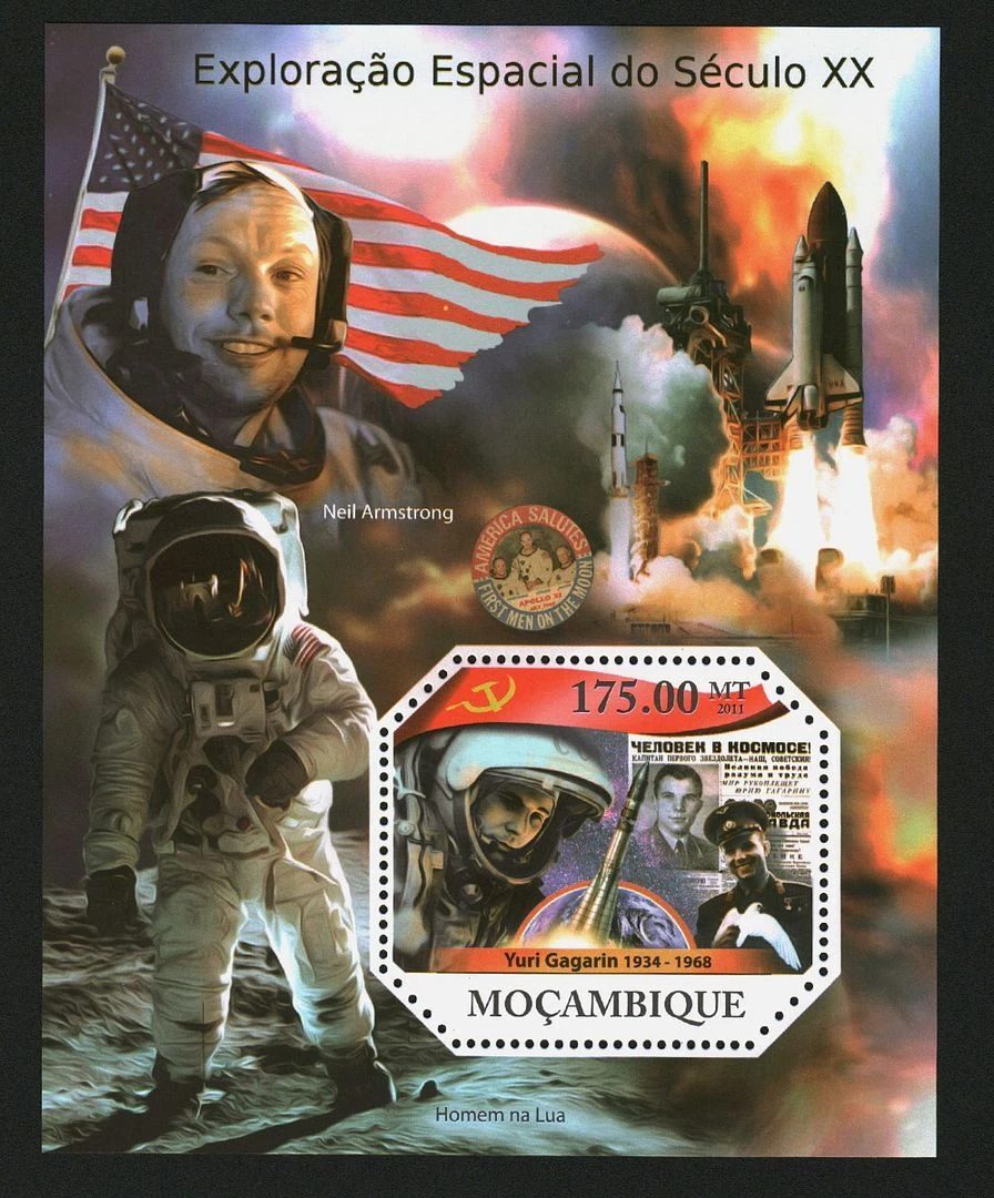 Mozambique 2011 Space Exploration M/S MNH