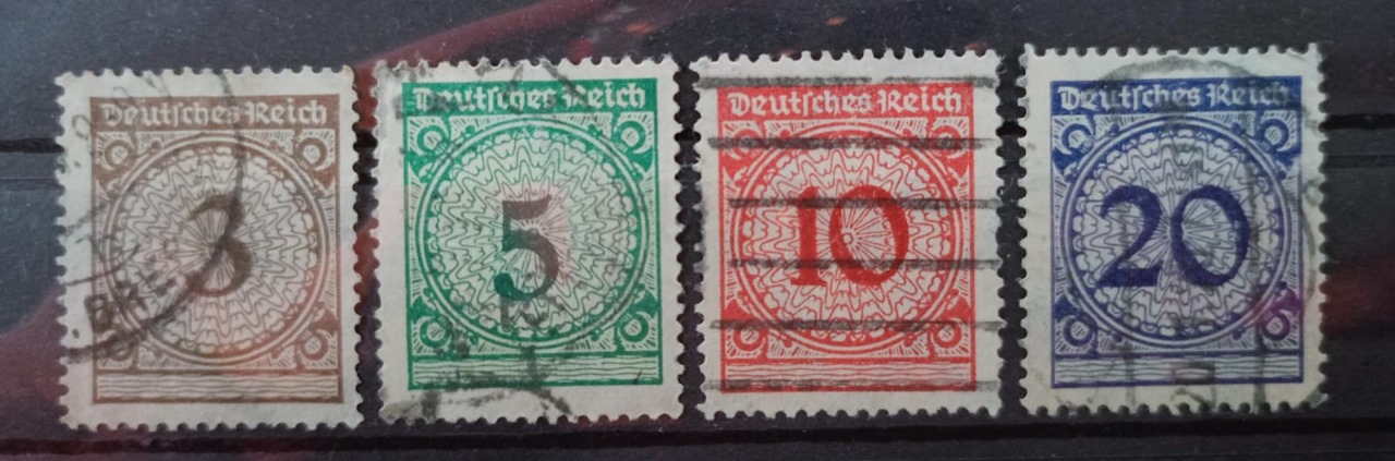 Germany 90's Stamps 4V Used Set