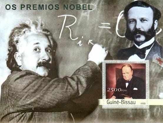 Guinea Bissau 2003 Prix Nobel M/S HMN