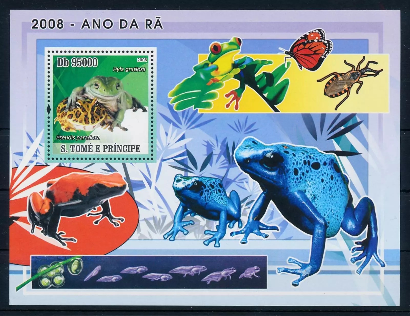 Sao Tome 2008 Frogs M/S HMN