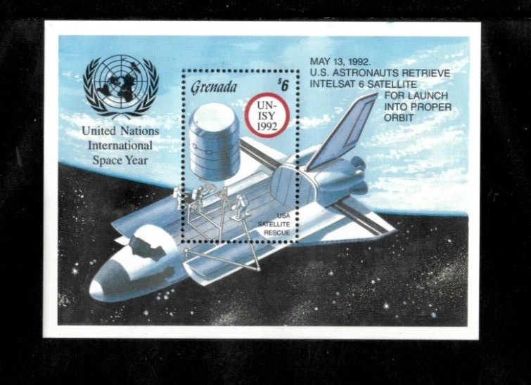 Grenada 1992 Space M/S MNH