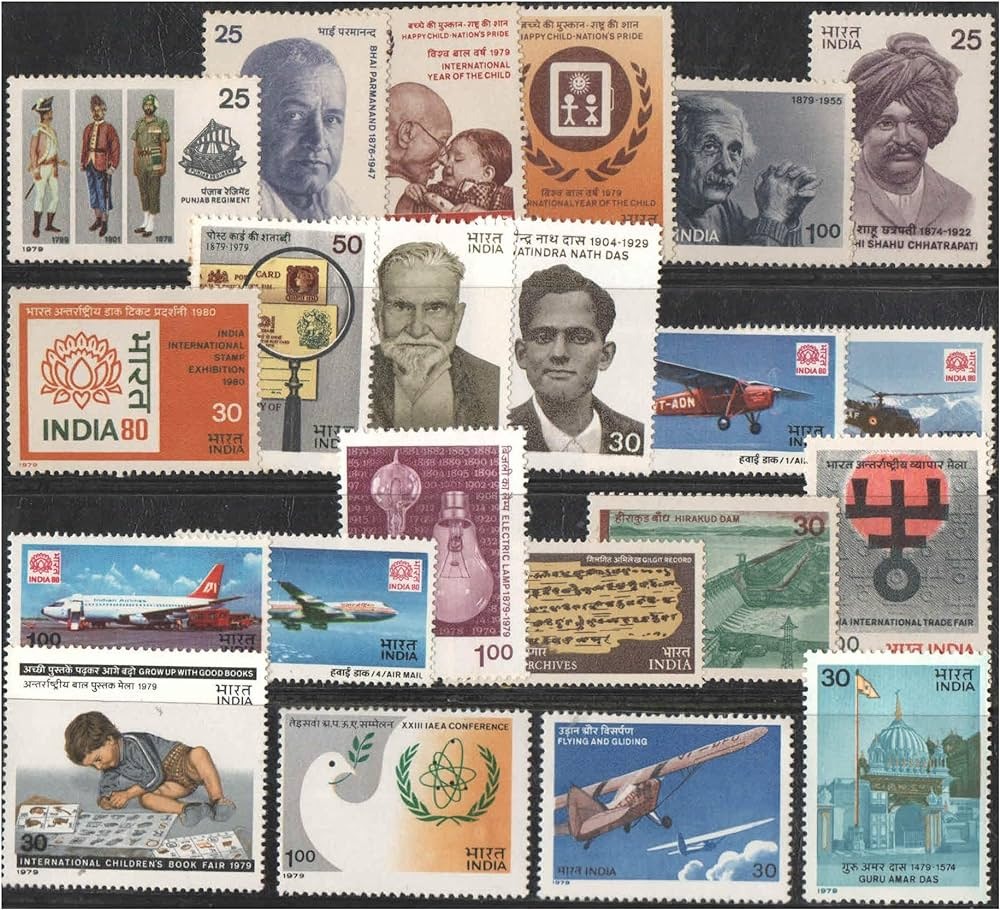 India 1979 Year Pack Complete Set MNH