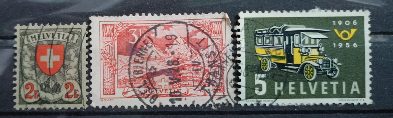 Switzerland 90's Stamps 3V Used Set