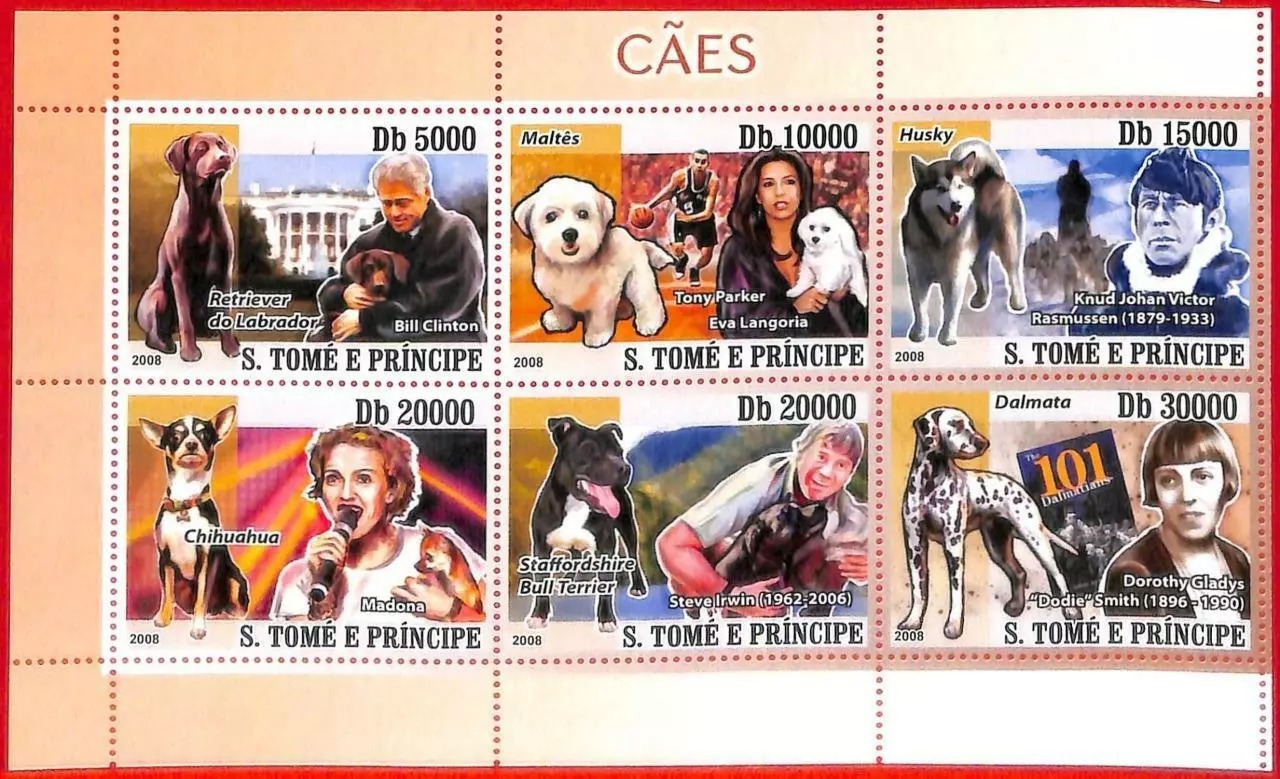 Sao Tome 2008 Dogs M/S HMN