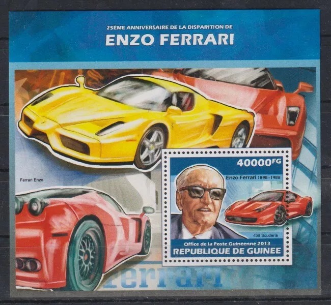 Guinee 2013 Cars Ferrari M/S HMN