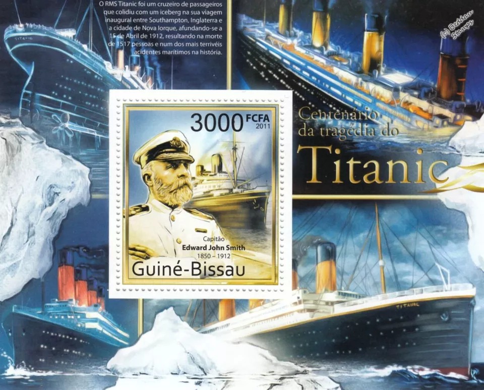 Guinea Bissau 2011 White Star Line Titanic Ship M/S MNH
