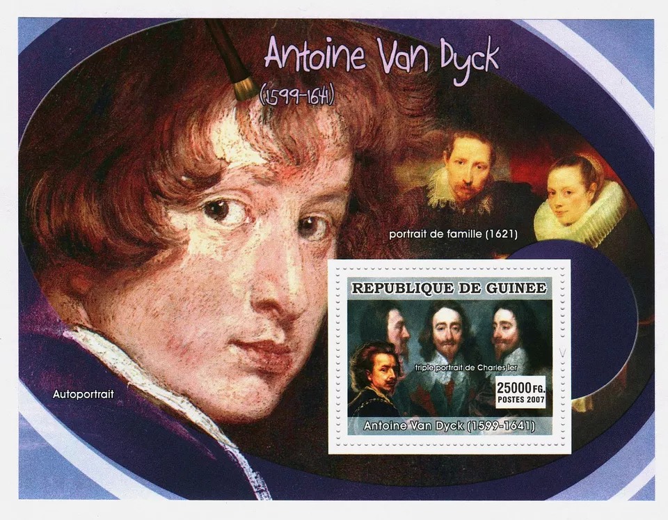 Guinee 2007 Antoine Van Dyck Painting M/S MNH