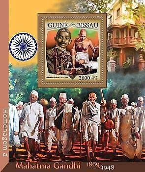 Guinea Bissau 2016 Mahatma Gandhi M/S MNH
