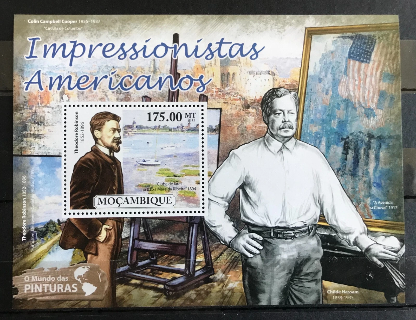 Mozambique 2011 Theodore Robinson M/S MNH