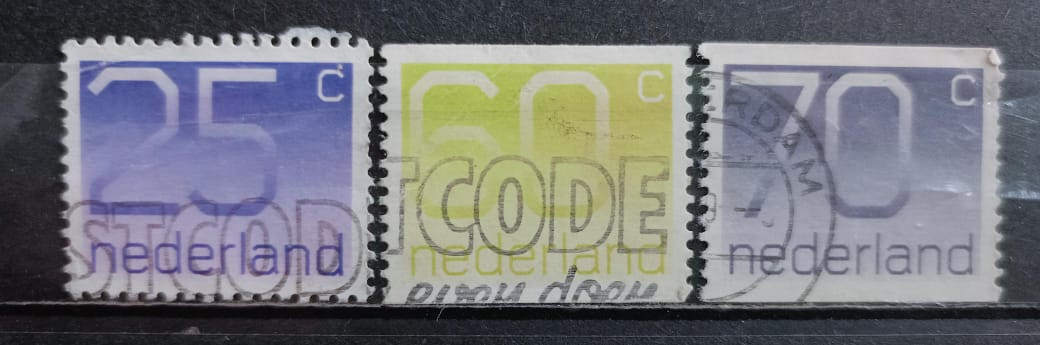 Nederland 1991 Stamps 3V Used Set