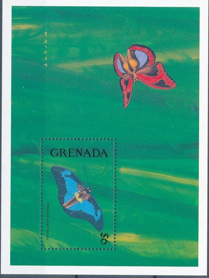 Grenada Butterflies M/S MNH