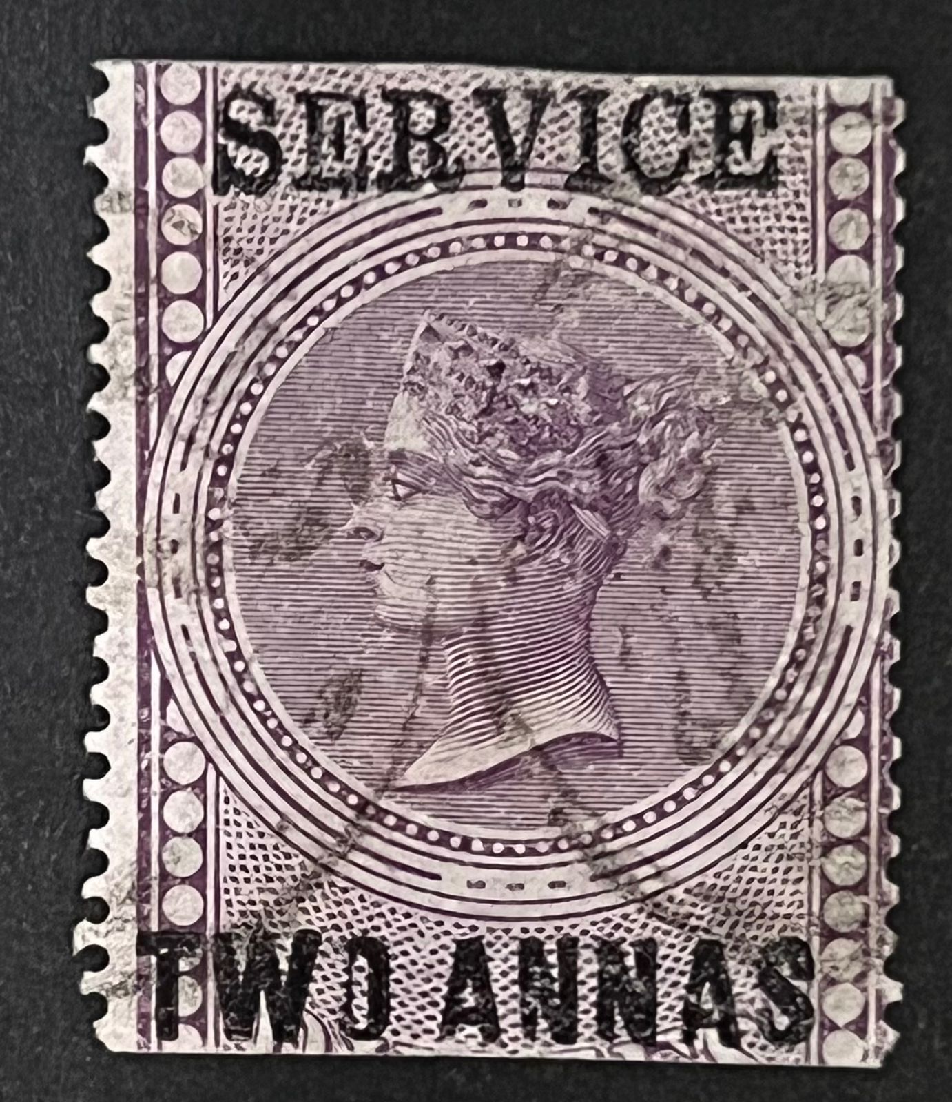 India 1866 QV 2a SERVICE SG O15 Fine Used Rare SG Cat Val £700