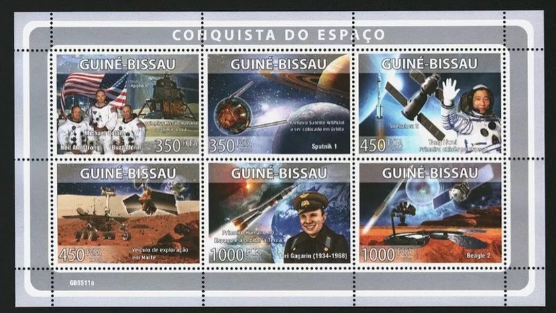 Guinea Bissau 2008 Conquest of Space M/S MNH