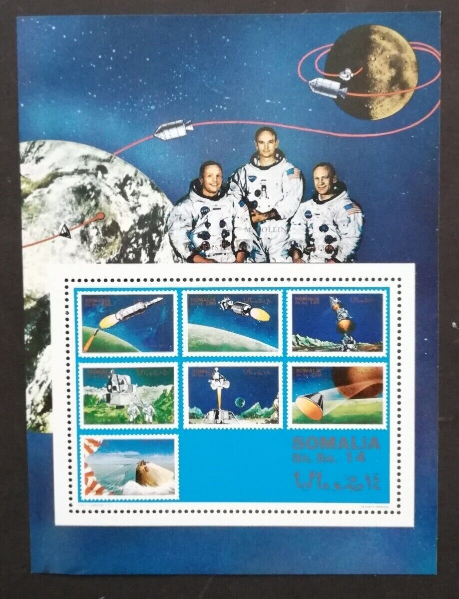 Somalia Cosmonautics Space M/S MNH