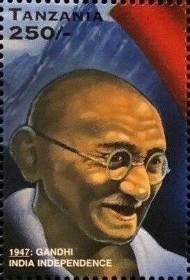 Tanzania Mahatma Gandhi Non Violence Peace 1v MNH Rare