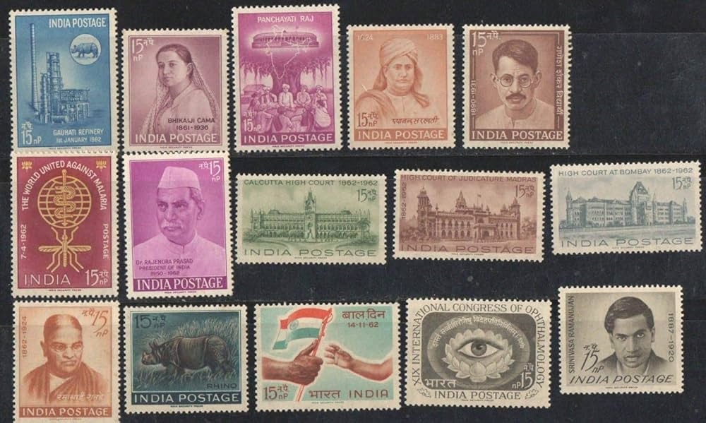 India 1962 Year Pack Complete Set MNH