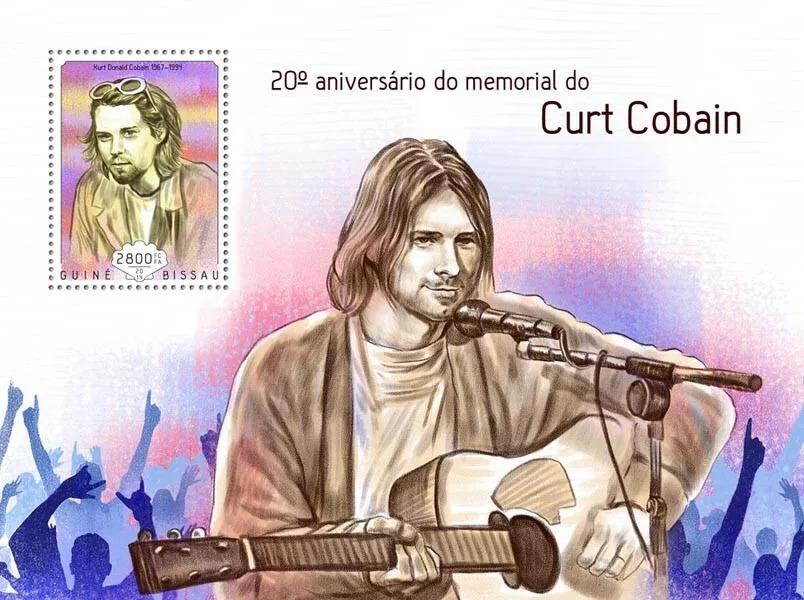 Guinea Bissau 2014 Curt Cobin M/S MNH