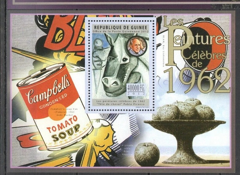 Guinee 2012 Pablo Picasso M/S MNH