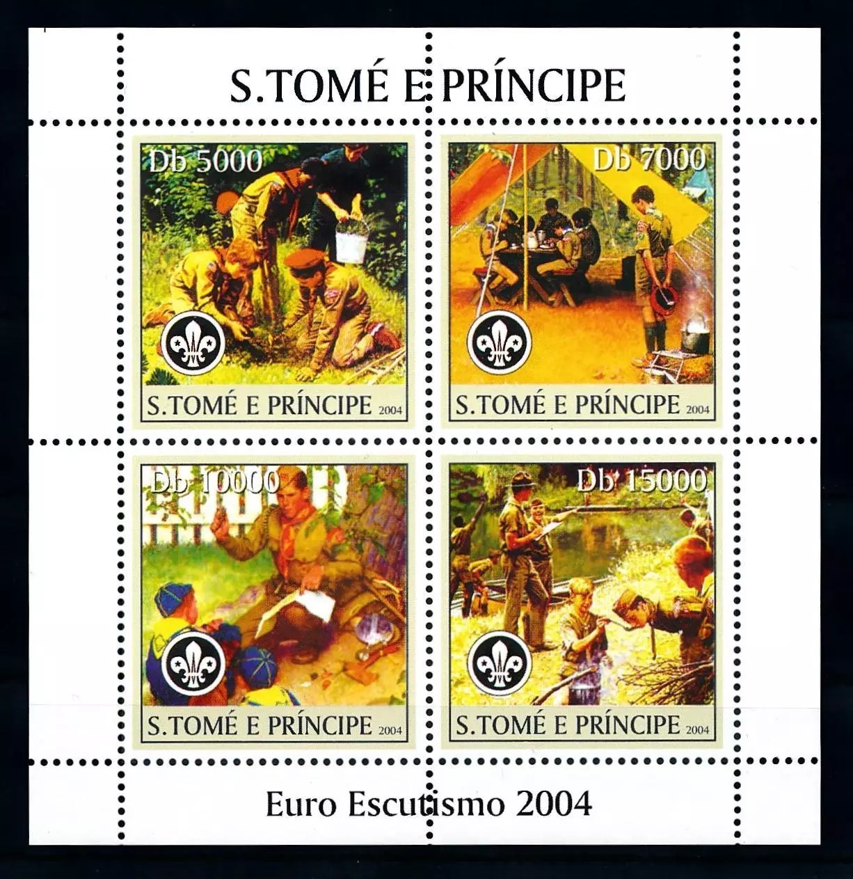 Sao Tome 2004 Scouting M/S HMN