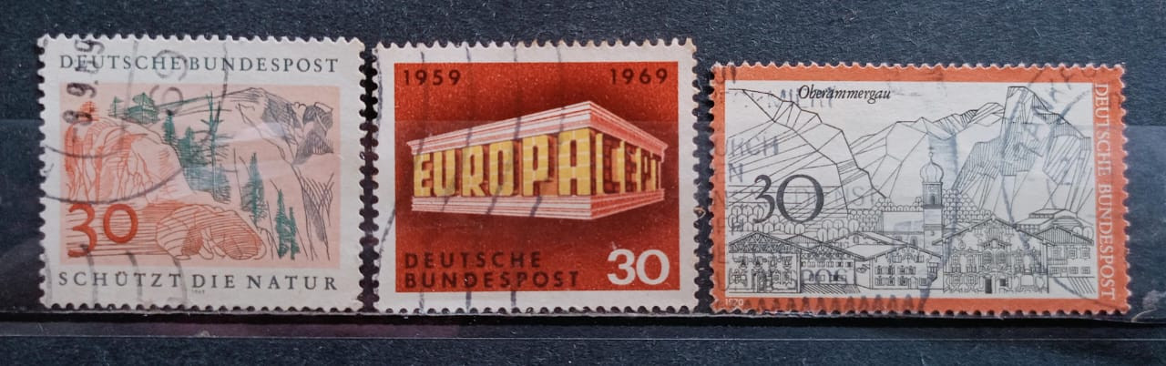 Germany 90's Stamps 3V Used Set