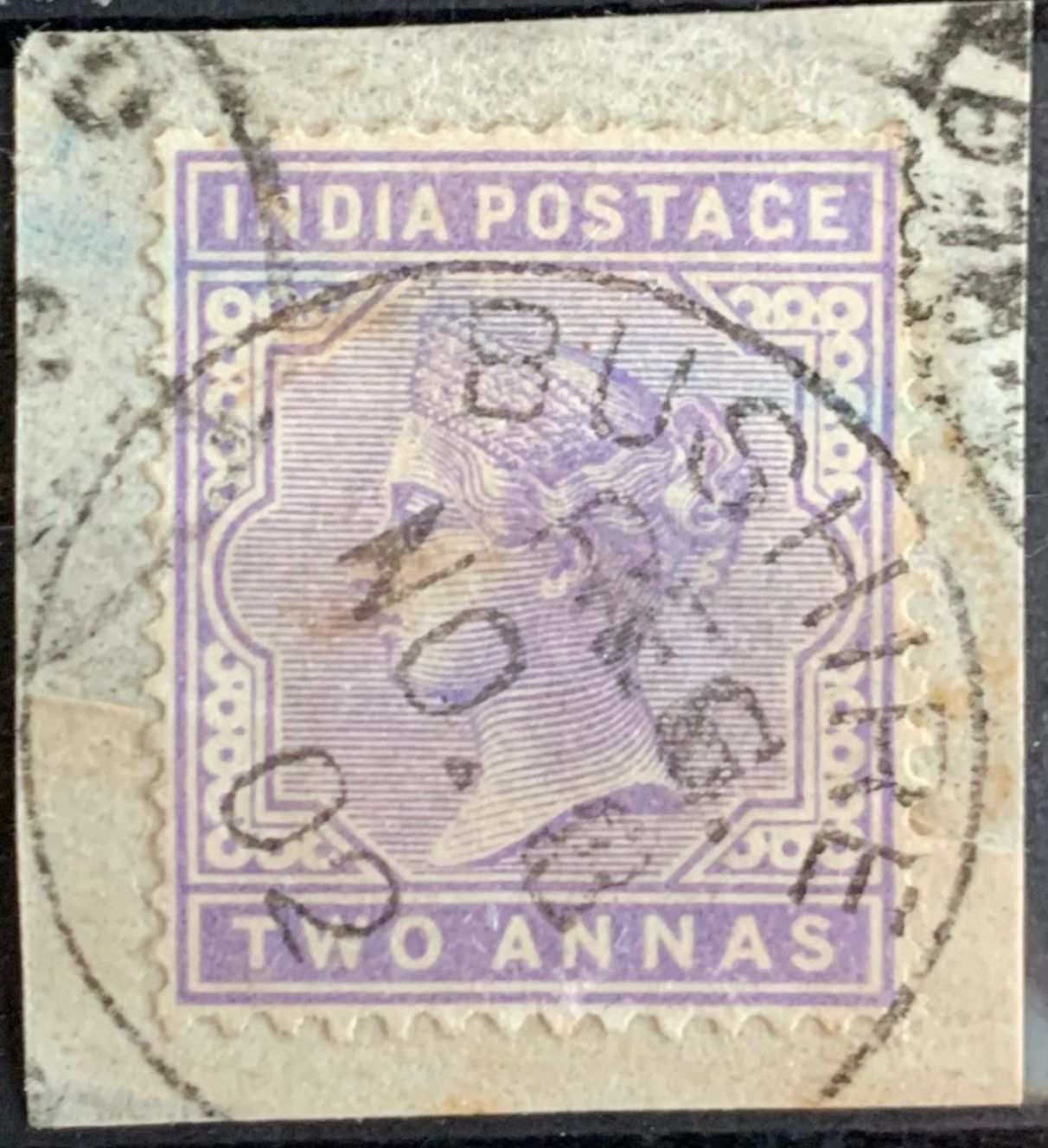 India 1900 QV 2a Used Abroad in BUSHIRE Fine Cancelled