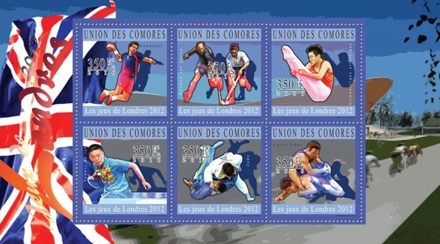 Comoros 2010 Olympic Games M/S MNH