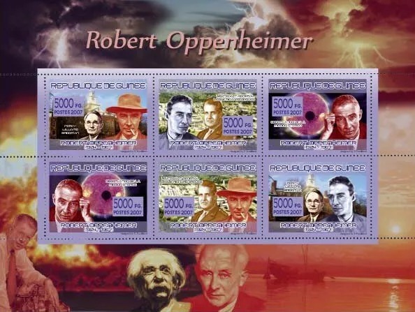 Guinee 2007 Robert Oppenheimer B M/S MNH